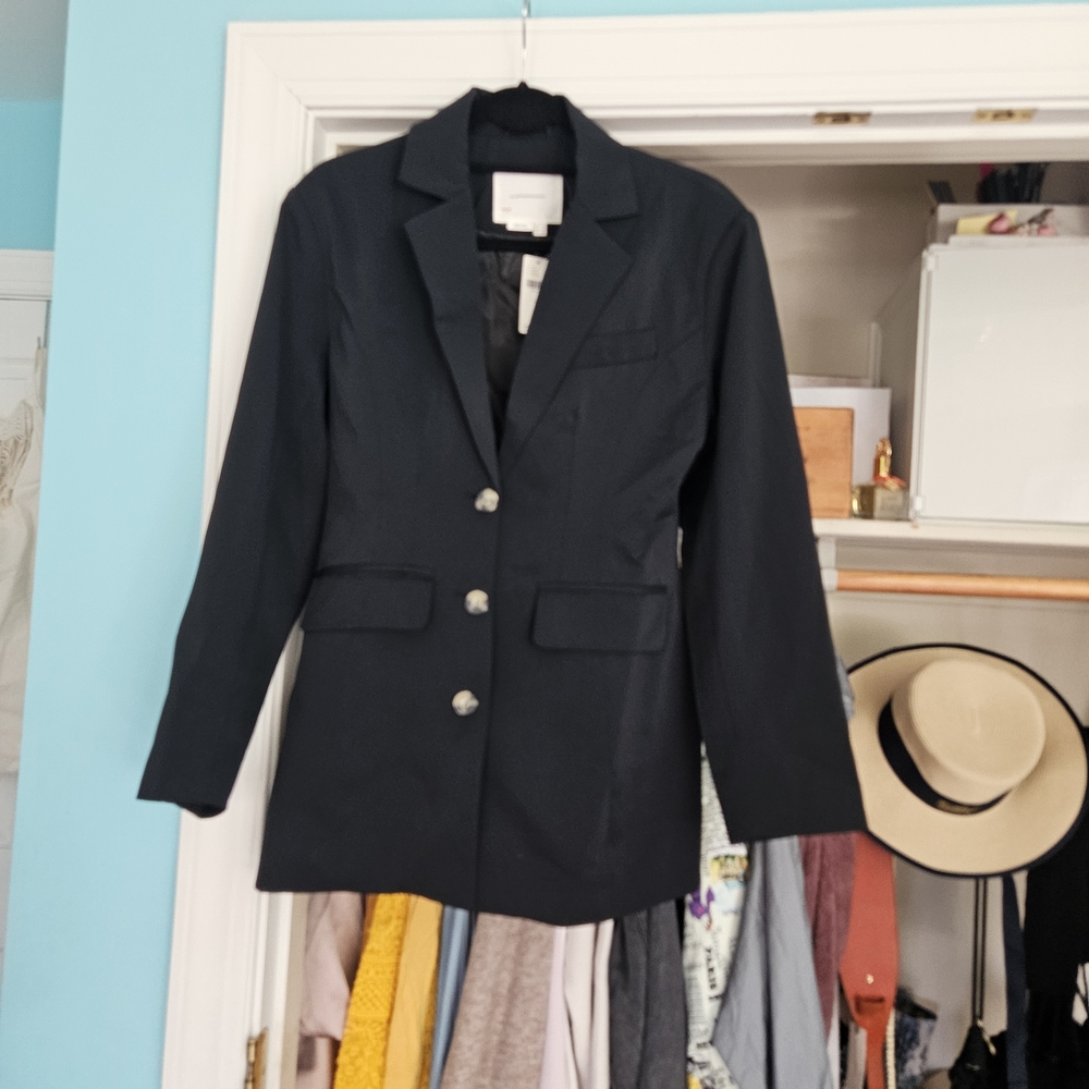 Anthropologie Women's Black Blazer NWT